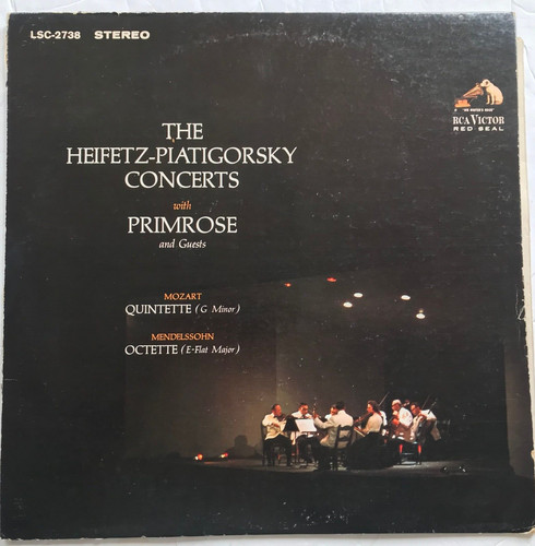 Heifetz piatigorsky concerts - piatigorsky,